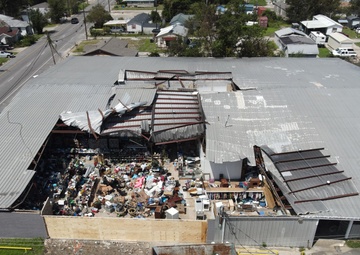 Hurricane Francine: Terrebonne Parish Thrift Store Damage