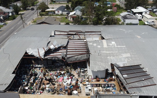 Hurricane Francine: Terrebonne Parish Thrift Store Damage