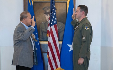 Maj Daniel Byers Promotion Ceremony