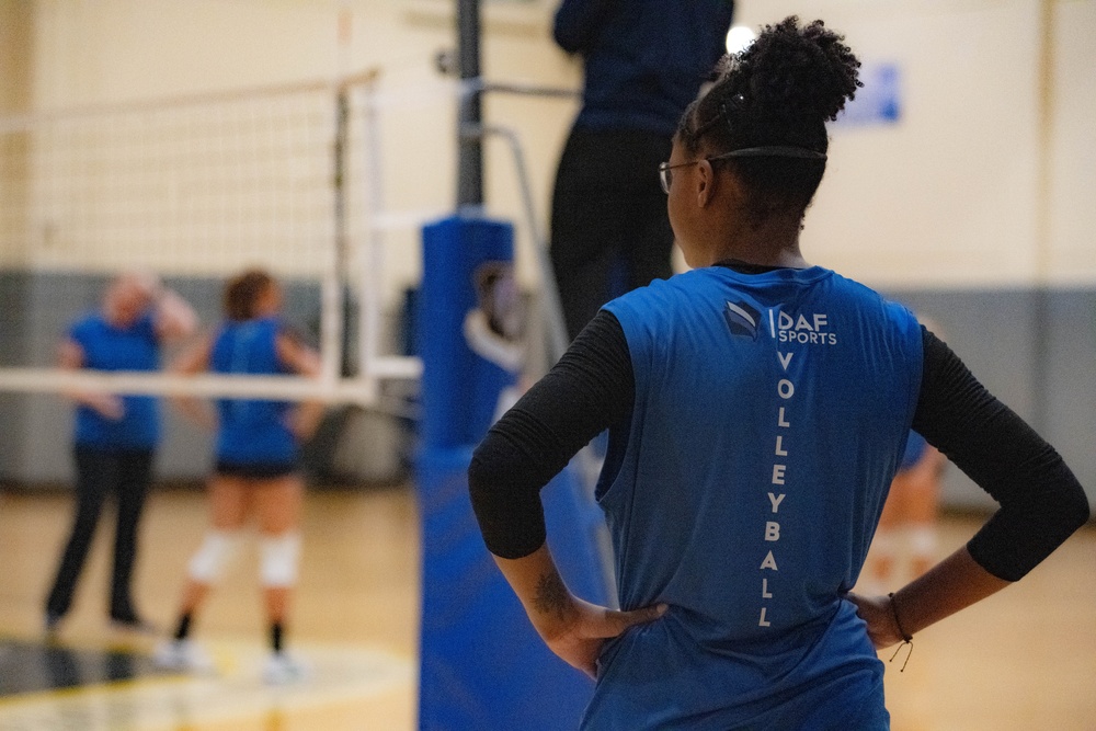 DAF volleyball team prepares for upcoming season