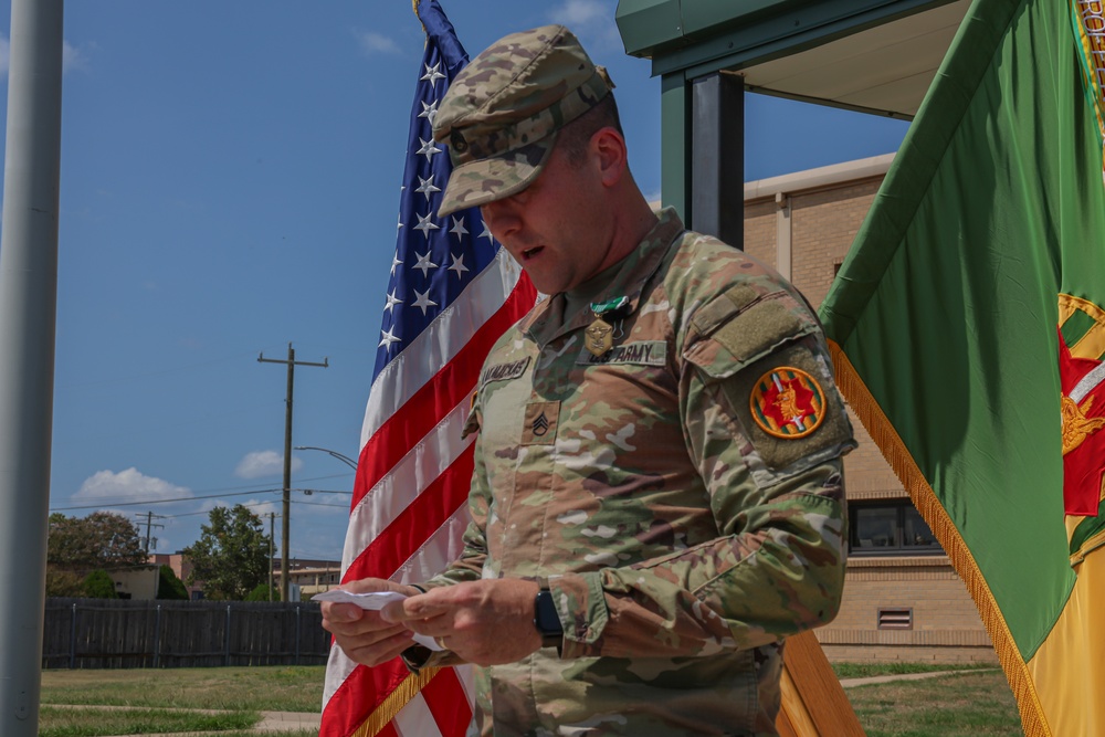 Staff Sgt. Steven Rakauckas Retirement Ceremony