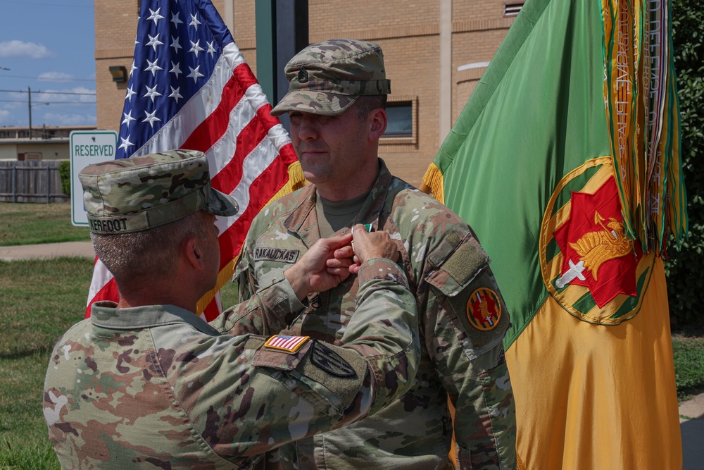 Staff Sgt. Steven Rakauckas Retirement Ceremony