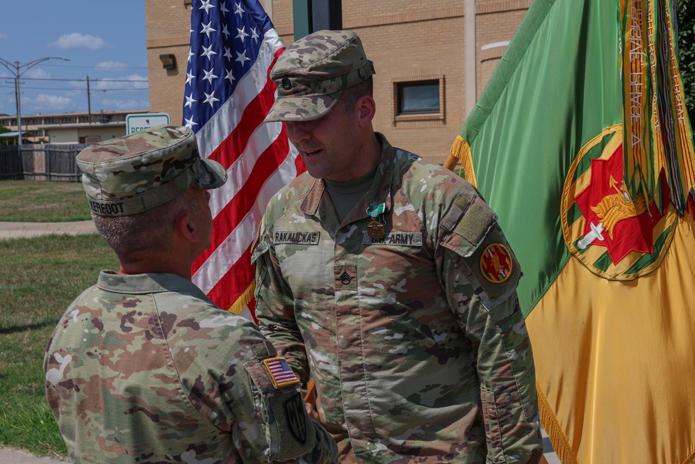 Staff Sgt. Steven Rakauckas Retirement Ceremony