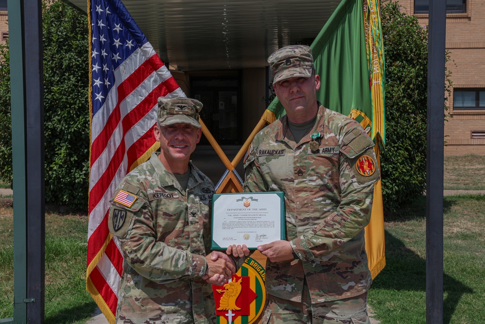 Staff Sgt. Steven Rakauckas Retirement Ceremony