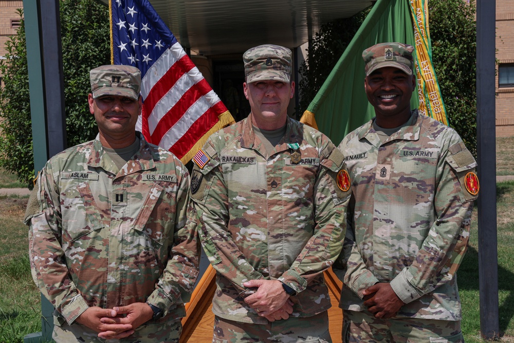 Staff Sgt. Steven Rakauckas Retirement Ceremony