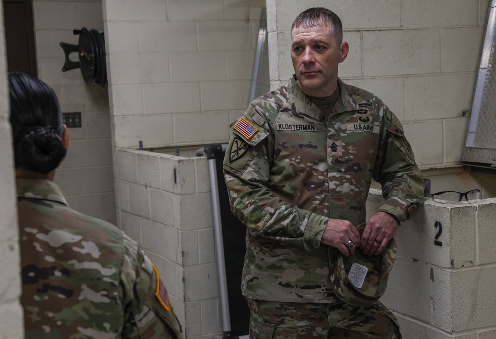 Command Sgt. Maj. Shawn Klosterman Visits 89th MP Bde.