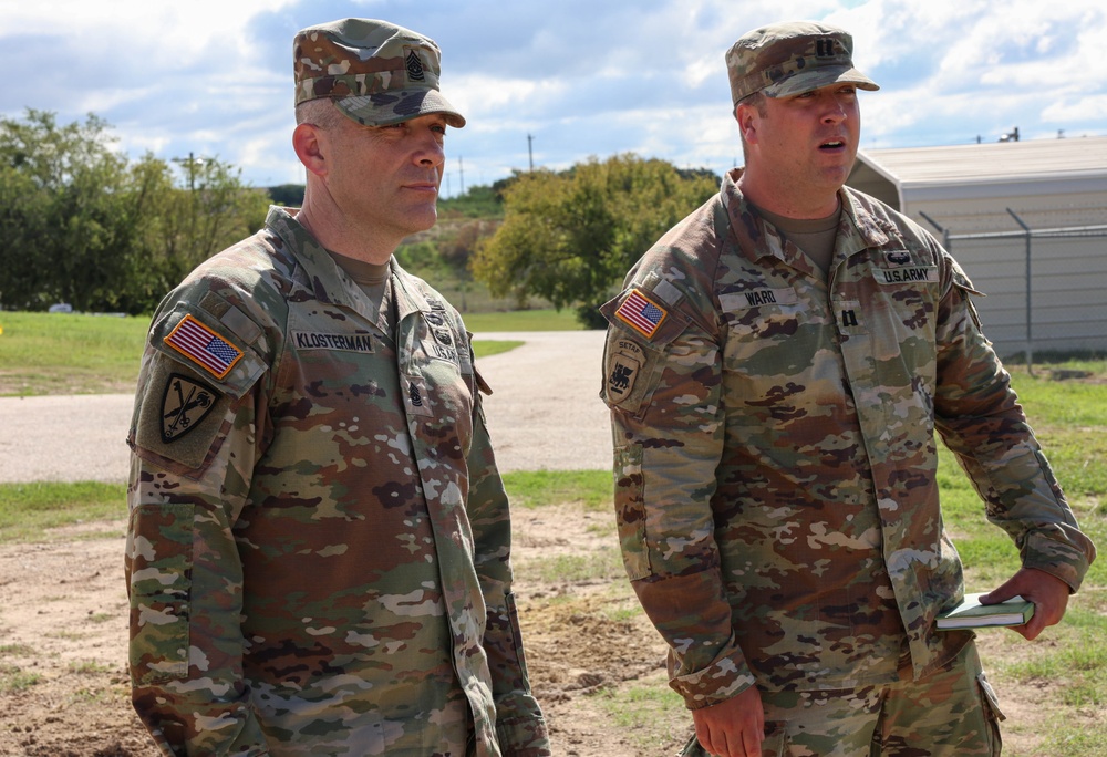 Command Sgt. Maj. Shawn Klosterman Visits 89th MP Bde.