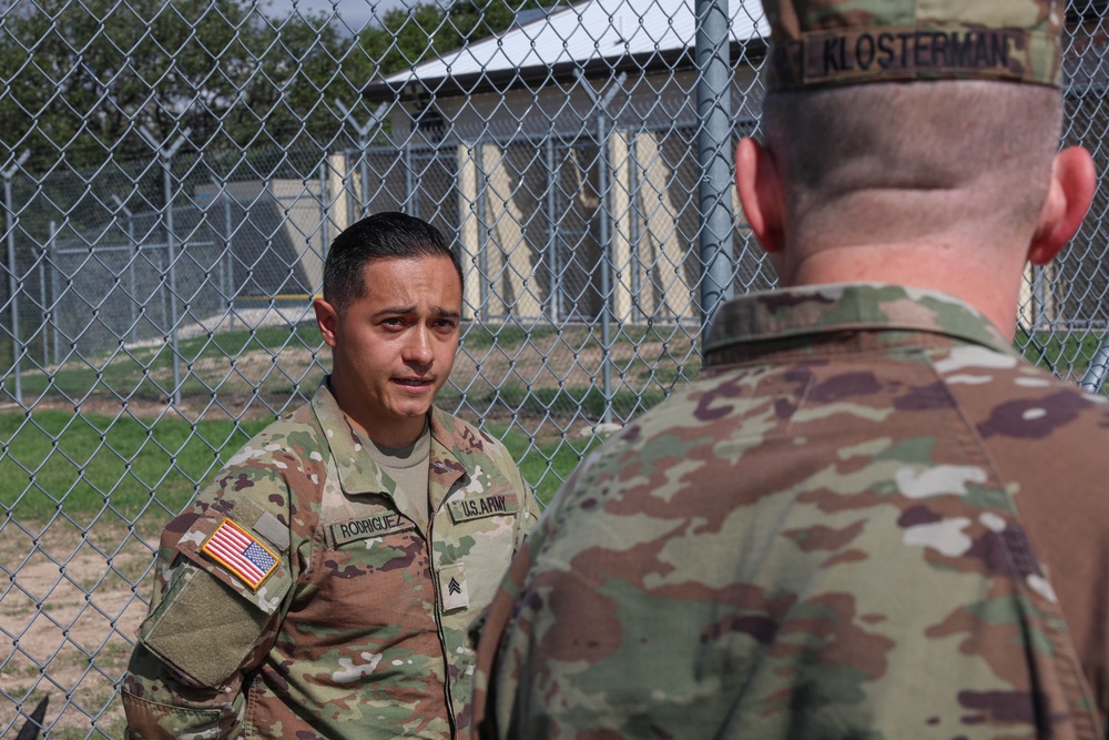 Command Sgt. Maj. Shawn Klosterman Visits 89th MP Bde.