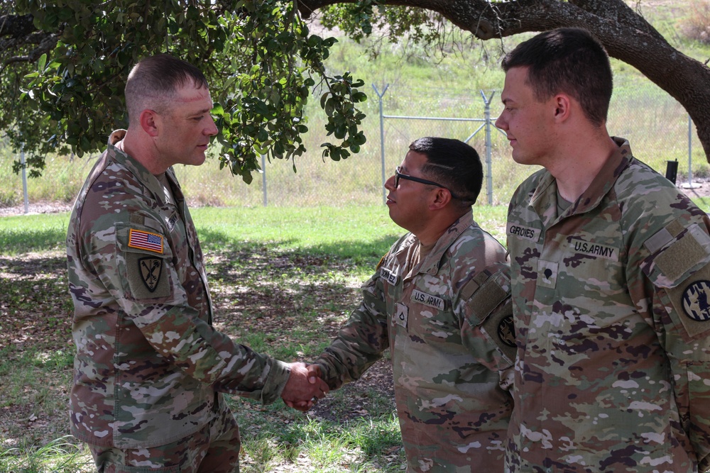 Command Sgt. Maj. Shawn Klosterman Visits 89th MP Bde.