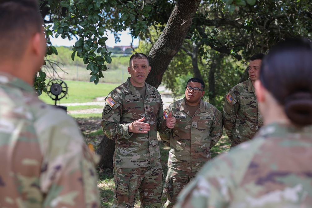 Command Sgt. Maj. Shawn Klosterman Visits 89th MP Bde.