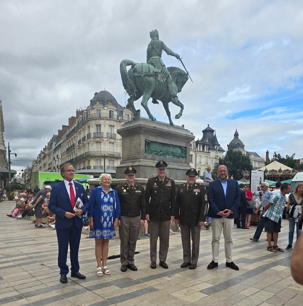 National Guard’s 35th Infantry Division command team remembers, honors 80th anniversary of liberation of Orleans, France