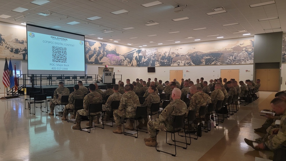 Oklahoma Guard leadership mentors new command teams