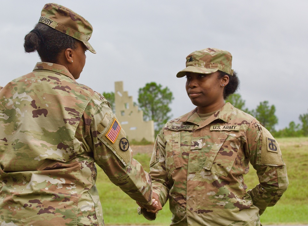 Brig. Gen. Seaberry visits soldiers