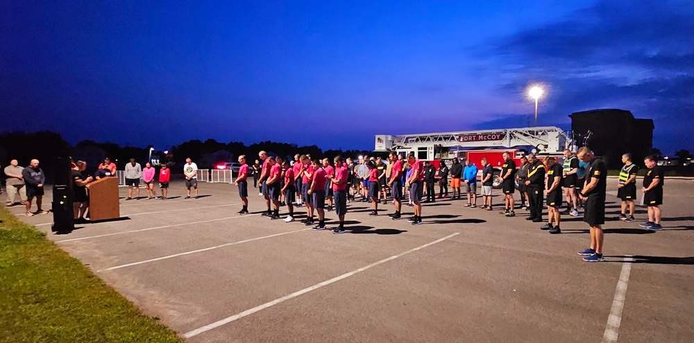 Fort McCoy remembers Patriot Day 2024 with 9/11 Memorial Run, Stair Climb event