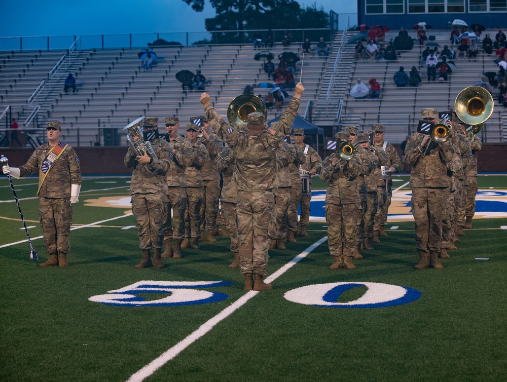 Bradwell Institute hosts military appreciation football game