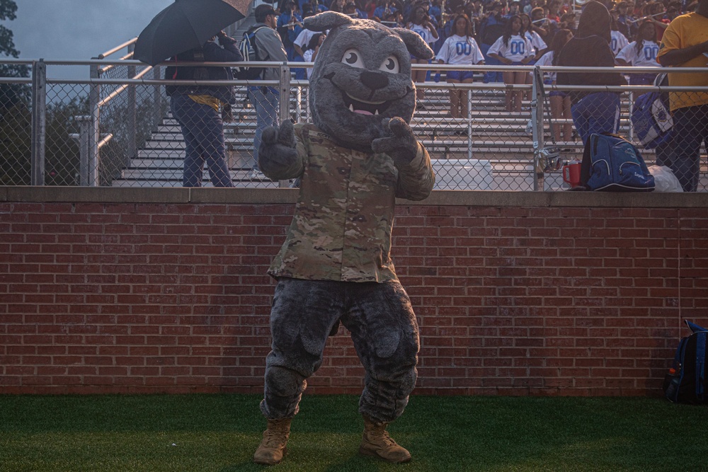 Bradwell Institute hosts military appreciation football game