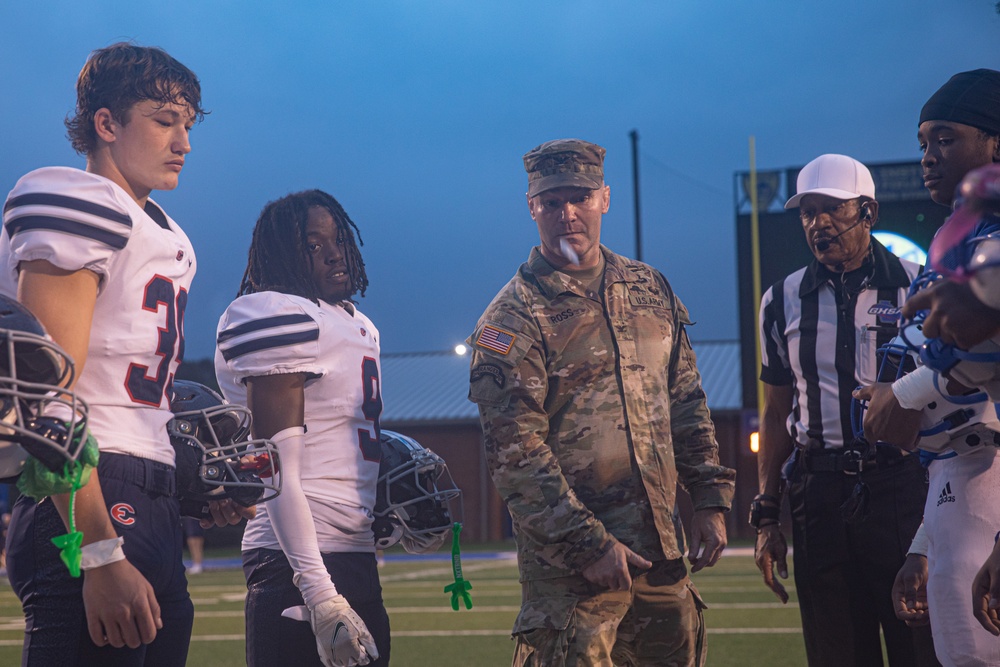 Bradwell Institute hosts military appreciation football game