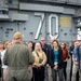 Members of APEX Senior Executive Orientation Program tour USS Carl Vinson