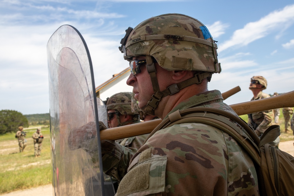 Riot Control and Medical Evacuation Training in Preparation for KFOR Mission