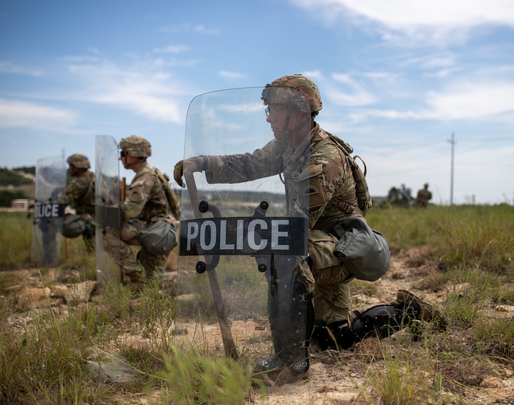 Riot Control and Medical Evacuation Training in Preparation for KFOR Mission