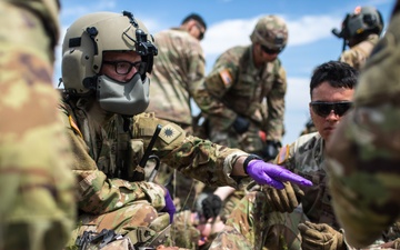 Riot Control and Medical Evacuation Training in Preparation for KFOR Mission