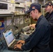 USS Ronald Reagan (CVN 76) Sailors conduct maintenance