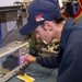 USS Ronald Reagan (CVN 76) Sailors conduct maintenance