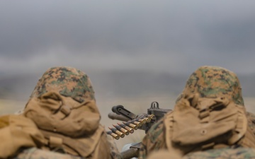 Marines conduct machine gun range at Camp Fuji in support of Exercise Outlaw Wrath 24