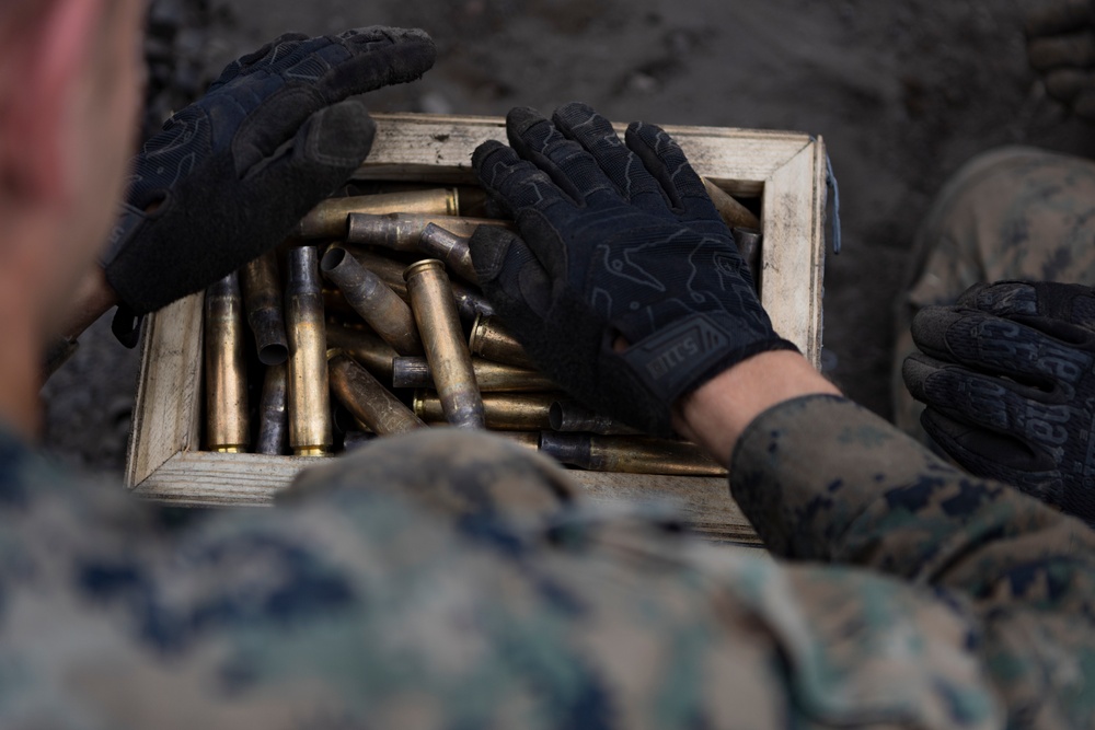 Marines conduct machine gun range at Camp Fuji in support of Exercise Outlaw Wrath 24