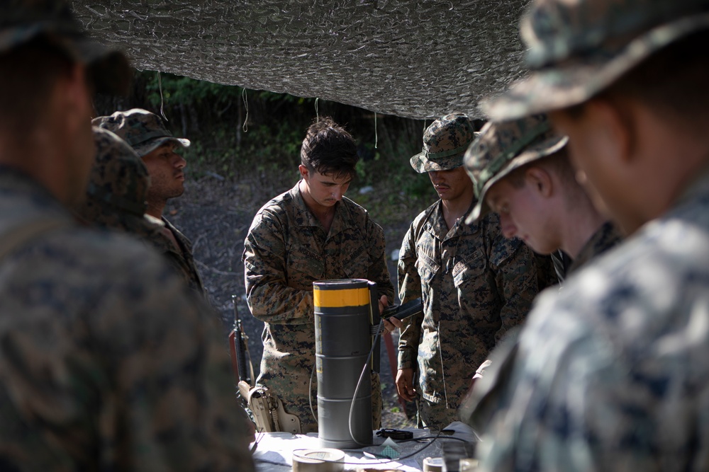 Marines train in demolitions during Exercise Outlaw Wrath 24