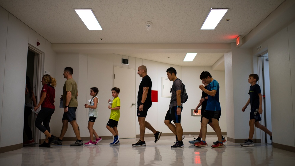 Honoring fallen firefighters, U.S., Japanese service members conduct Sept. 11 memorial stair climb