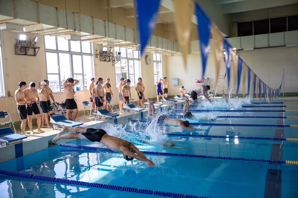 FAW-31 Recreational Swim Competition with MCAS Iwakuni Marines