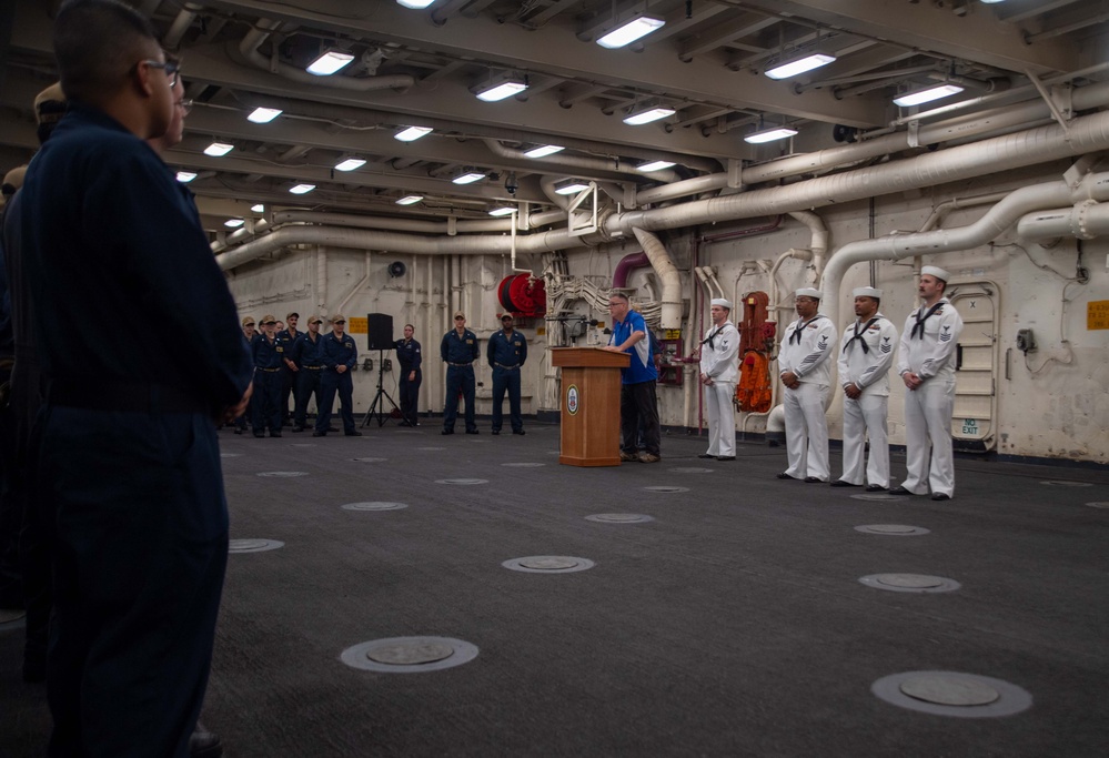 USS San Diego holds a 9/11 Remembrance Ceremony