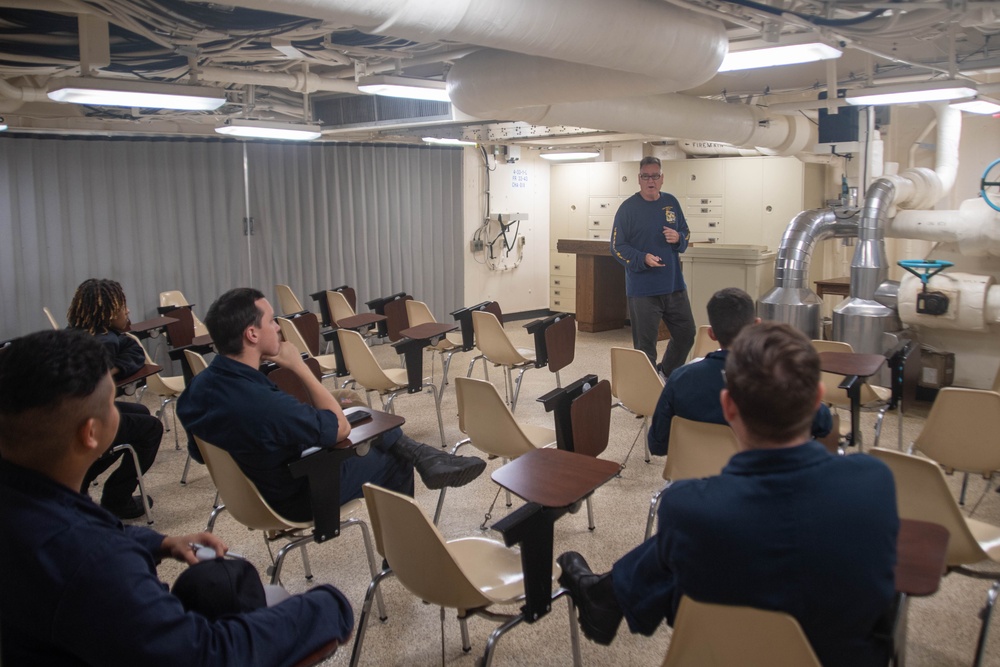 USS San Diego Sailors Attend the AOB/ICR Course