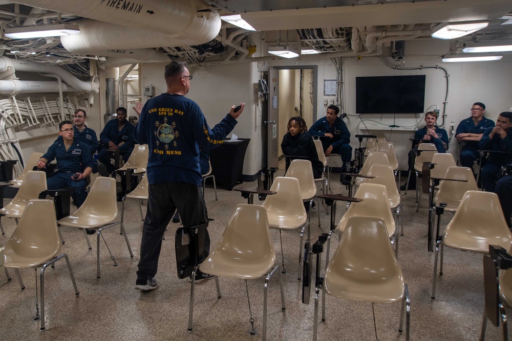 USS San Diego Sailors Attend the AOB/ICR Course