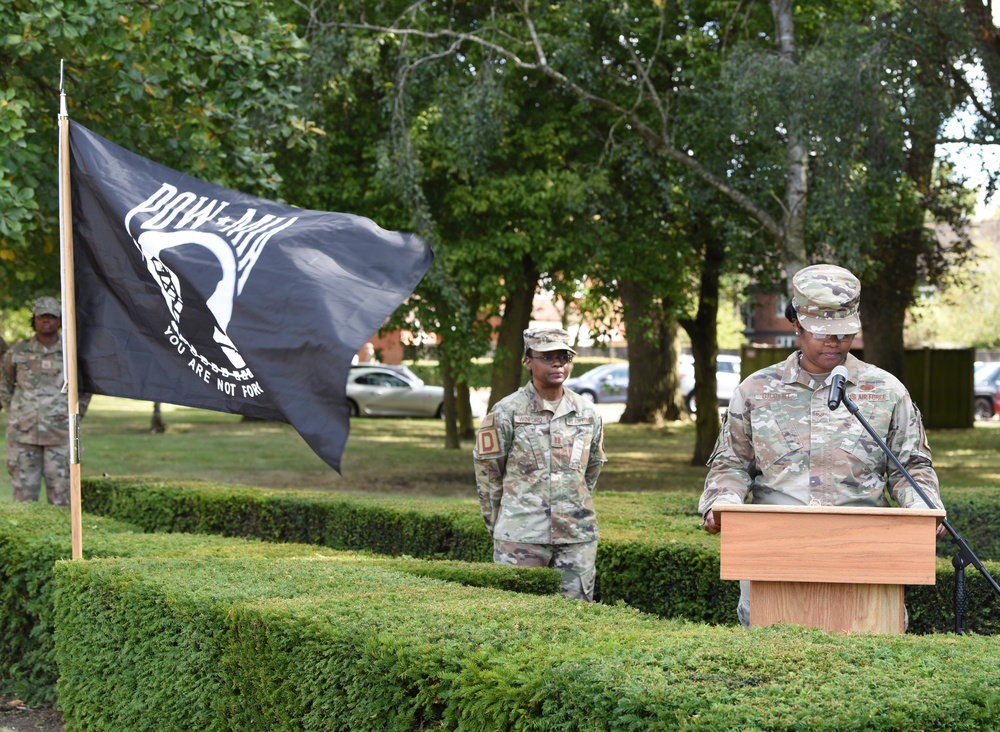 RAF Mildenhall remembers, honors POWs, MIA