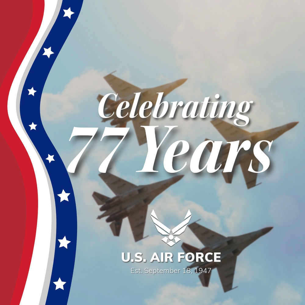 Air Force Celebrating 77 Years