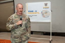 378th AEW hosts first-ever peer-led NCO records review