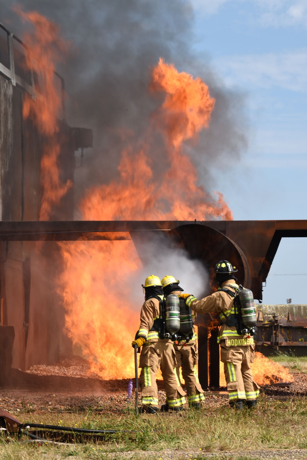 RAF Mildenhall Fire Dept 'Rookie Academy' slashes training program from 4 months to 3 weeks