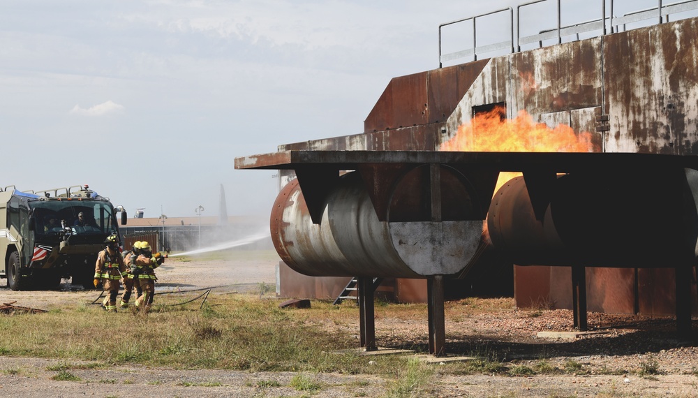 RAF Mildenhall Fire Dept 'Rookie Academy' slashes training program from 4 months to 3 weeks