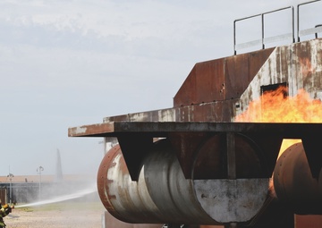 RAF Mildenhall Fire Dept 'Rookie Academy' slashes training program from 4 months to 3 weeks