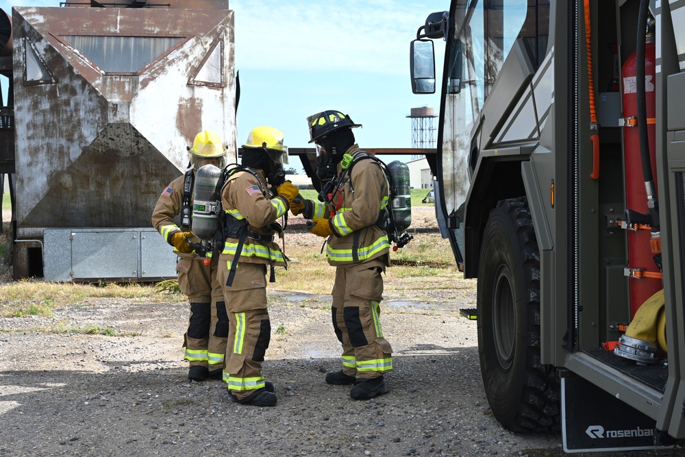 RAF Mildenhall Fire Dept ‘Rookie Academy’ slashes training program from 4 months to 3 weeks