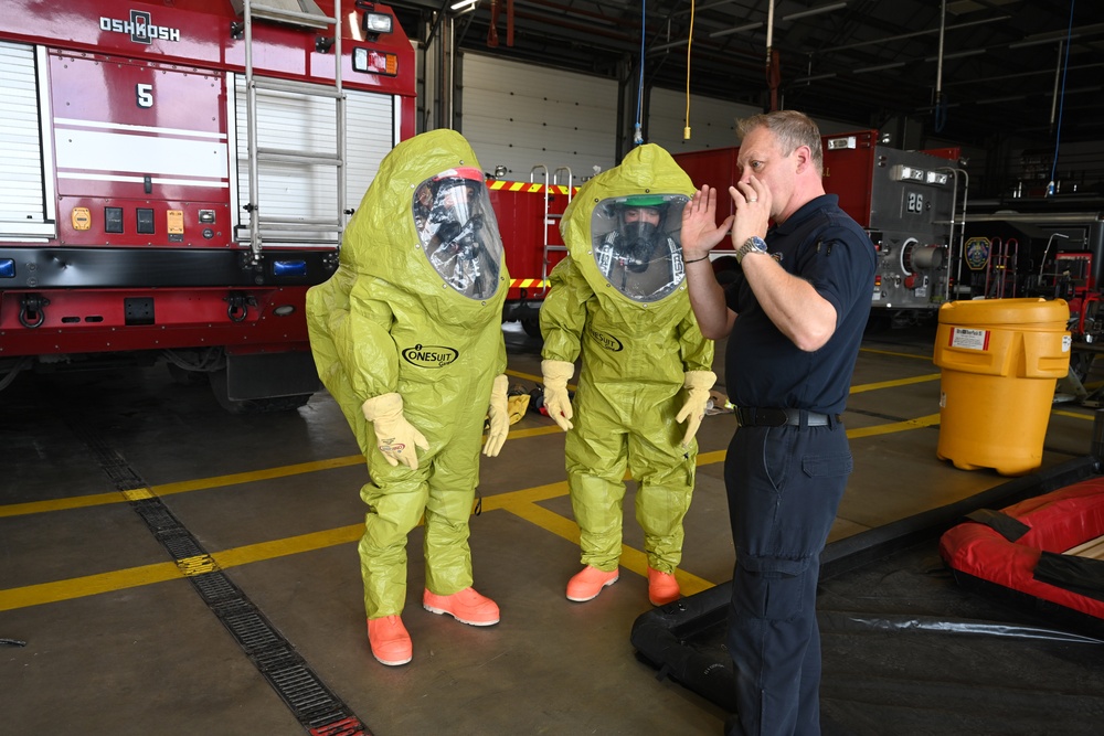 RAF Mildenhall Fire Dept 'Rookie Academy' slashes training program from 4 months to 3 weeks