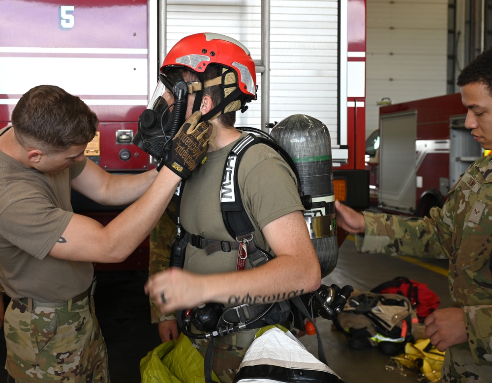 RAF Mildenhall Fire Dept 'Rookie Academy' slashes training program from 4 months to 3 weeks