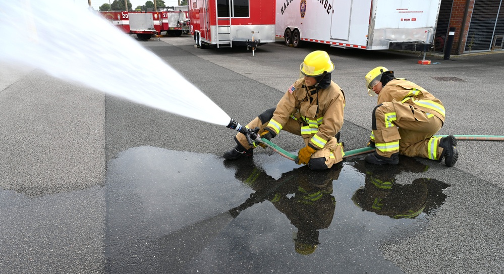 RAF Mildenhall Fire Dept 'Rookie Academy' slashes training program from 4 months to 3 weeks