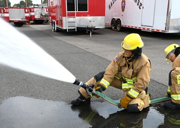 RAF Mildenhall Fire Dept 'Rookie Academy' slashes training program from 4 months to 3 weeks