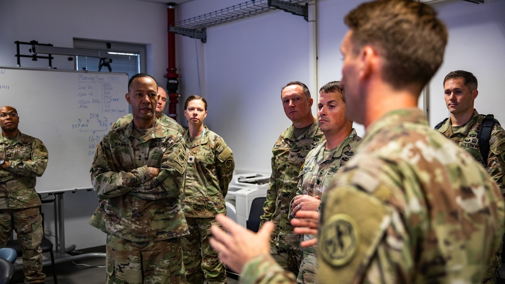 Maj. Gen. Andrew C. Gainey visits Military Intelligence certification exercise on Caserma Ederle