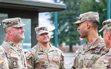 Maj. Gen. Andrew C. Gainey visits Military Intelligence certification exercise on Caserma Ederle