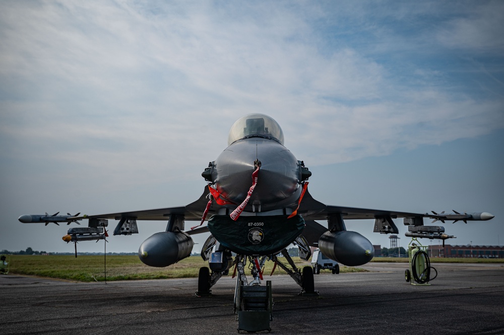 The Triple Nickel arrives and flies for Cobra Warrior at RAF Mildenhall