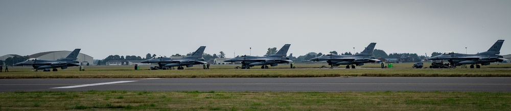 The Triple Nickel arrives and flies for Cobra Warrior at RAF Mildenhall